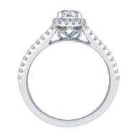H Diamond + /ALTR Classic Halo Engagement Ring