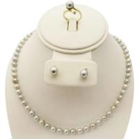 cultured pearls three-piece set