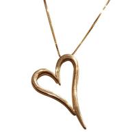 14KT Gold Necklace and Heart Pendant