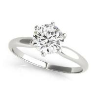 only $83/mo gia certified 0.70ct h-si1 solitaire diamond ring