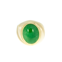 Round Jade Ring