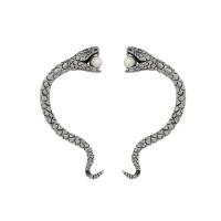 saint laurent le vian marrakech perle serpent ear jewelry in silver-toned tin