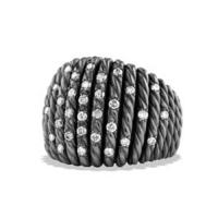 david yurman	tempo ring with diamonds