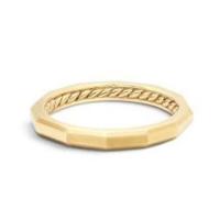 david yurman	dy delaunay narrow band ring in 18k gold