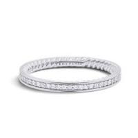 david yurman	dy eden eternity wedding band with diamonds in platinum, 2.3mm