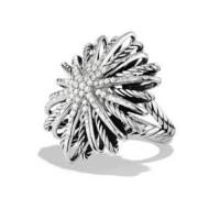 david yurman	starburst ring with diamonds