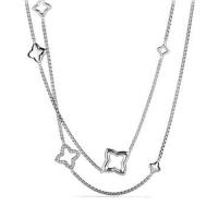 david yurman	quatrefoil chain necklace