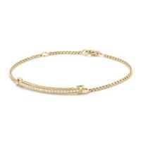 david yurman	petite pavé station chain bracelet with diamonds in 18k gold