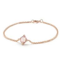 david yurman	chatelaine bracelet with diamonds in 18k rose gold, 8mm