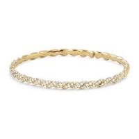 david yurman	pavÃ©flex single row bracelet with diamonds in 18k gold