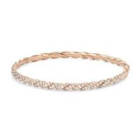david yurman	pavéflex single row bracelet with diamonds in 18k rose gold