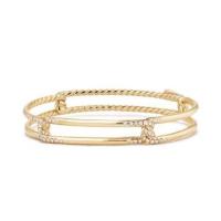 David Yurman	Continuance® Bracelet with Diamonds in 18K Gold