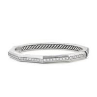 david yurman	stax faceted bracelet with diamonds