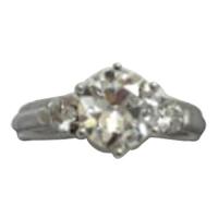 old european cut diamond engagement ring