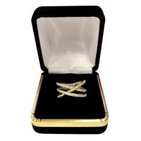 18k yellow and white gold diamond ring 18k yellow and white gold diamond ring