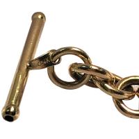 14k yellow gold toggle clasp heart bracelet