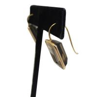 14k yellow gold smokey quartz drop earrings 14k yellow gold smokey quartz drop earrings