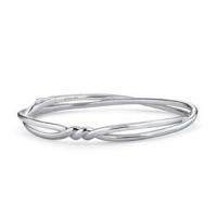 david yurman	continuance center twist bracelet in 18k white gold