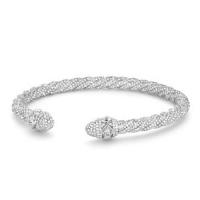 david yurman	diamond renaissance bracelet in 18k white gold