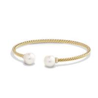 David Yurman	Solari Bead Bracelet with Diamonds and Pearls in 18K Gold