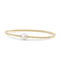 David Yurman	Petite Solari Station Bracelet with Cultured Pearl and Diamonds in 18K Gold