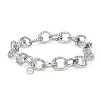 David Yurman	Cable Collectibles Oval Link Charm Bracelet