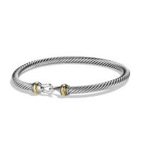 david yurman	cable classic buckle bracelet with gold