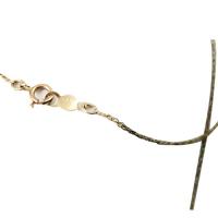 yellow gold necklace with fish pendant