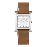 hermes heure h watch, medium model 26.4 x 26.4 mm