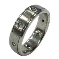men's statement platinum ring
