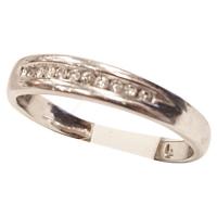 men's 10k white gold and diamond row ring men's 10k white gold and diamond row ring