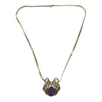 14k yellow gold amethyst diamond slider pendant 14k yellow gold amethyst diamond slider pendant