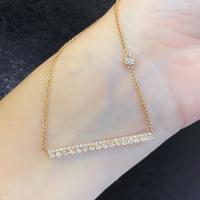 diamond two-row bar necklace | available in 18kt rose gold, white gold, and yellow gold
