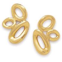 Ippolita Cherish 18K Yellow Gold Cluster Stud Earrings