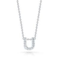 roberto coin tiny treasures 18k white gold & diamond 
