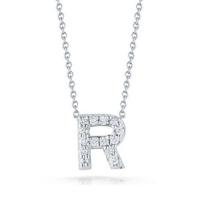 roberto coin tiny treasures 18k white gold & diamond 