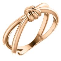 14K Rose Knot Ring