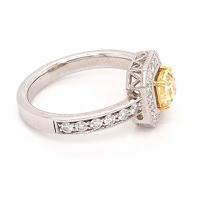 14kt white gold and yellow gold
