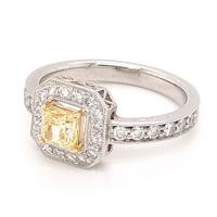 14kt white gold and yellow gold