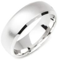 MEN’S WHITE GOLD 7MM COMFORT FIT WEDDING BAND