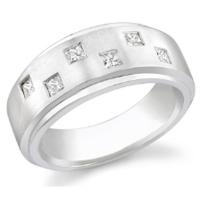 Gentlemen’s Diamond Modern Ring #1