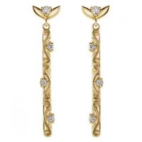 vintage inspired dangle earrings