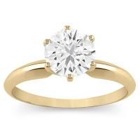 pgs certified 1 1/4 carat diamond ring in 14k gold