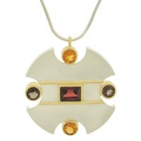 janis kerman: gem-set necklace