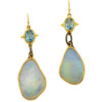 michael jensen: opal slice earrings