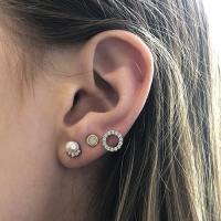 diamond and pearl petite studs rose diamond and pearl petite studs rose