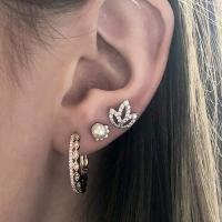 diamond and pearl petite studs rose diamond and pearl petite studs rose