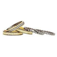 signature classic two toned 5-stack ring signature classic two toned 5-stack ring
