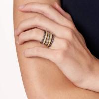 signature classic two toned 5-stack ring signature classic two toned 5-stack ring