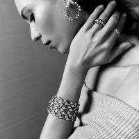 industrial finish 2-stack hinge bracelets